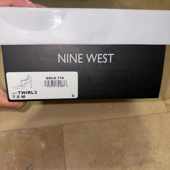 Nine West Brown Leopard Print Heels - Picture 2 of 3